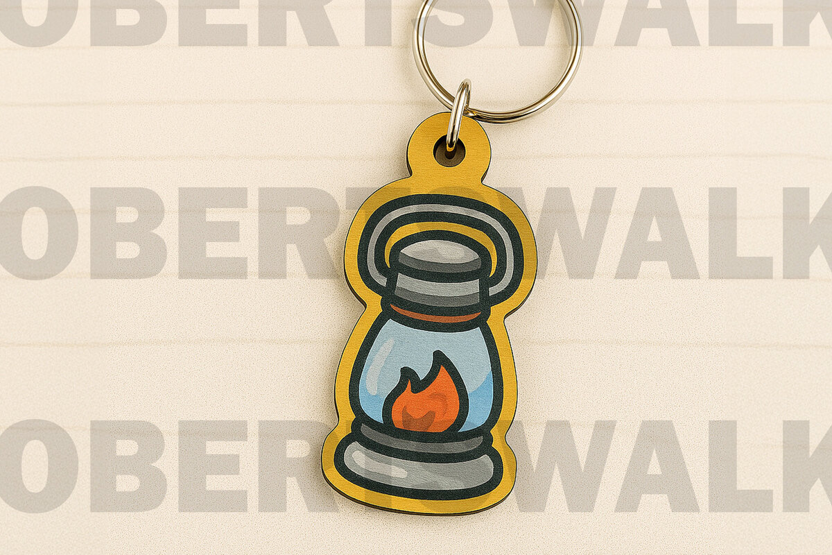 Intra απο ξύλο plywood 3mm-4mm πάχος Μπρελόκ Φανάρι Κάμπινγκ Δίασταση 3x3 cm INTRAFABR-123666080