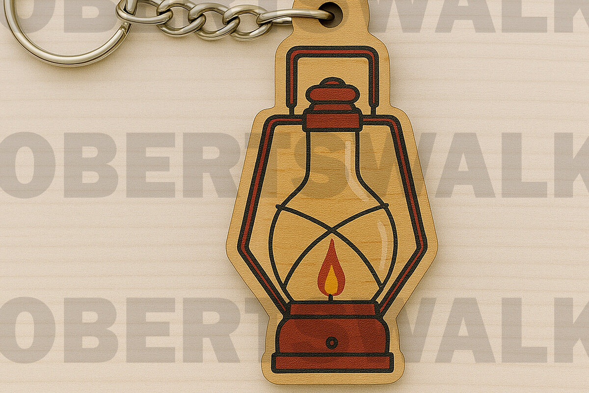 Intra απο ξύλο plywood 3mm-4mm πάχος Μπρελόκ Φανάρι Κάμπινγκ Δίασταση 4x4 cm INTRAFABR-123010698