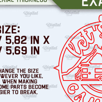 Intra απο ξύλο plywood 3mm-4mm πάχος κοπής με λέιζερ κάμπινγκ. Πινακίδες κάμπινγκ Δίασταση 30x20 cm INTRAFABR-91974879 - Image 2