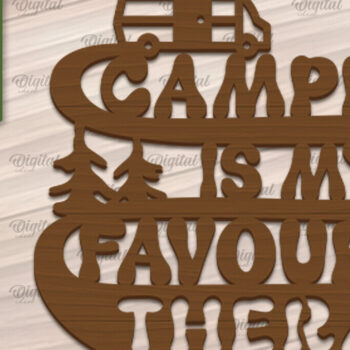 Intra απο ξύλο plywood 3mm-4mm πάχος κοπής με λέιζερ κάμπινγκ. Πινακίδες κάμπινγκ Δίασταση 30x20 cm INTRAFABR-91974879 - Image 6