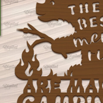 Intra απο ξύλο plywood 3mm-4mm πάχος κοπής με λέιζερ κάμπινγκ. Πινακίδες κάμπινγκ Δίασταση 30x20 cm INTRAFABR-91974879 - Image 7