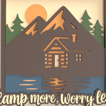 Intra απο ξύλο plywood 3mm-4mm πάχος πινακίδων Camping & Nature Layered Δίασταση 8x8 cm INTRAFABR-125220708 - Image 4