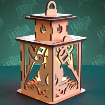 Intra απο ξύλο plywood 3mm-4mm πάχος Camping Night Light | Camping Vibe | CNC Δίασταση 30x20 cm INTRAFABR-99666141 - Image 1