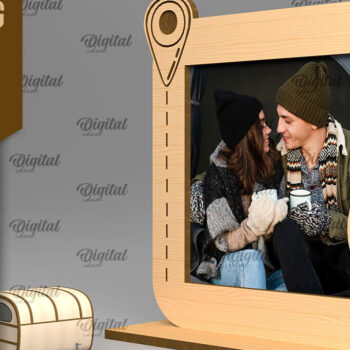 Intra απο ξύλο plywood 3mm-4mm πάχος Κάμπινγκ Κορνίζα Δίασταση 20x30 cm INTRAFABR-92542633 - Image 1