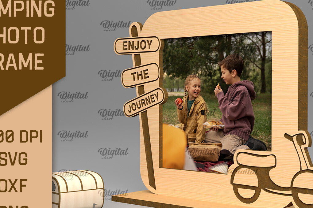 Intra απο ξύλο plywood 3mm-4mm πάχος Κάμπινγκ Κορνίζα Δίασταση 20x30 cm INTRAFABR-92542666