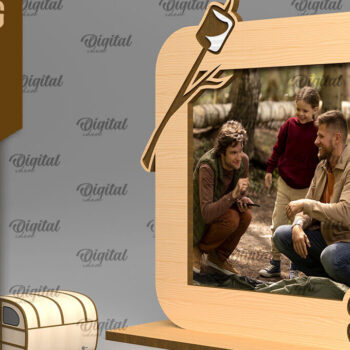 Intra απο ξύλο plywood 3mm-4mm πάχος Κάμπινγκ Κορνίζα Δίασταση 20x30 cm INTRAFABR-92542688 - Image 1