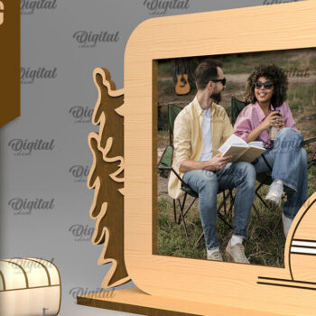 Intra απο ξύλο plywood 3mm-4mm πάχος Κάμπινγκ Κορνίζα Δίασταση 20x30 cm INTRAFABR-92542749 - Image 1