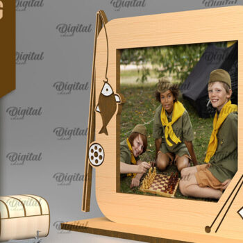 Intra απο ξύλο plywood 3mm-4mm πάχος Κάμπινγκ Κορνίζα Δίασταση 20x30 cm INTRAFABR-92542758 - Image 1