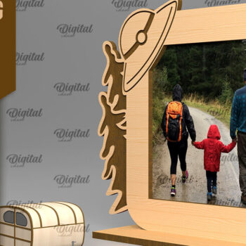 Intra απο ξύλο plywood 3mm-4mm πάχος Κάμπινγκ Κορνίζες φωτογραφιών κοπής με λέιζερ Δίασταση 20x30 cm INTRAFABR-92619236 - Image 8