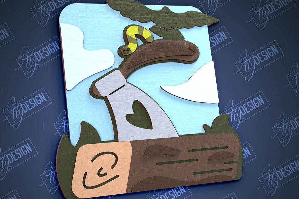 Intra απο ξύλο plywood 3mm-4mm πάχος Πινακίδα Camping | 3D Sign | Περιπέτεια |CNC Δίασταση 30x20 cm INTRAFABR-99491605