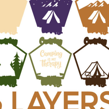 Intra απο ξύλο plywood 3mm-4mm πάχος Camping Therapy Layered Δίασταση 8x8 cm INTRAFABR-125220382 - Image 2