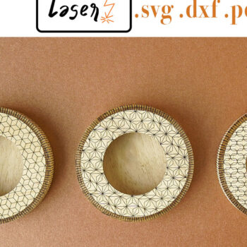 Intra απο ξύλο plywood 3mm-4mm πάχος Κηροπήγιο Flexi Deco για . Δίασταση 30x20 cm INTRAFABR-111863869 - Image 1