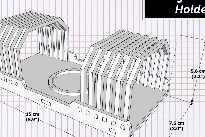 Intra απο ξύλο plywood 3mm-4mm πάχος Κηροπήγιο, Κοπή , Κηροπήγιο Δίασταση 15x15 cm INTRAFABR-95623618
