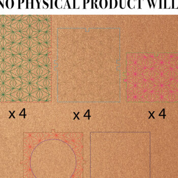 Intra απο ξύλο plywood 3mm-4mm πάχος Tower Holder Candle Holder για Δίασταση 30x20 cm INTRAFABR-111165577 - Image 2