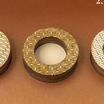 Intra απο ξύλο plywood 3mm-4mm πάχος Κηροπήγια Deco για Δίασταση 15x15 cm INTRAFABR-82630794 - Image 3