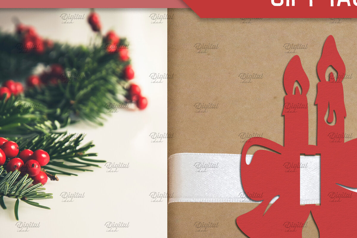 Intra απο ξύλο plywood 3mm-4mm πάχος Κερί . Ετικέτα δώρου XMas Ribbon Δίασταση 15x15 cm INTRAFABR-83086829