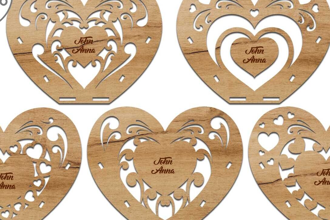Intra απο ξύλο plywood 3mm-4mm πάχος Κηροπήγιο τρισδιάστατο μοντέλο διακοσμητικό πρότυπο Δίασταση 15x15 cm INTRAFABR-101749542 - Image 6