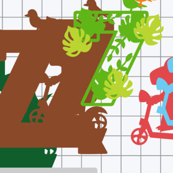 Intra απο ξύλο plywood 3mm-4mm πάχος Capybara Ride Numbers Topper 3D Δίασταση 15x15 cm INTRAFABR-123637175 - Image 4