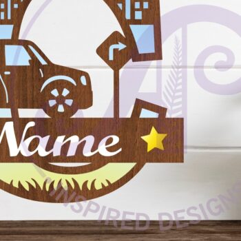 Intra απο ξύλο plywood 3mm-4mm πάχος Μονόγραμμα κεφαλαίου αυτοκινήτου Γράμμα C Δίασταση 9x9 cm INTRAFABR-100097926 - Image 1