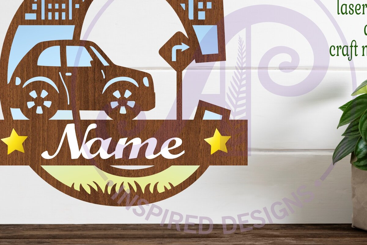 Intra απο ξύλο plywood 3mm-4mm πάχος Μονόγραμμα κεφαλαίου αυτοκινήτου Γράμμα C Δίασταση 9x9 cm INTRAFABR-100097926