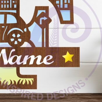 Intra απο ξύλο plywood 3mm-4mm πάχος Μονόγραμμα κεφαλαίου αυτοκινήτου Γράμμα F Δίασταση 9x9 cm INTRAFABR-100097994 - Image 1