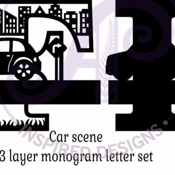 Intra απο ξύλο plywood 3mm-4mm πάχος Μονόγραμμα κεφαλαίου αυτοκινήτου Γράμμα F Δίασταση 9x9 cm INTRAFABR-100097994 - Image 3