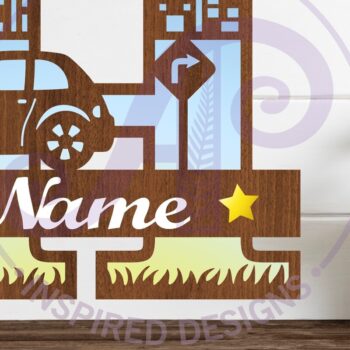 Intra απο ξύλο plywood 3mm-4mm πάχος Μονόγραμμα κεφαλαίου αυτοκινήτου Επιστολή H Δίασταση 9x9 cm INTRAFABR-100098076 - Image 1