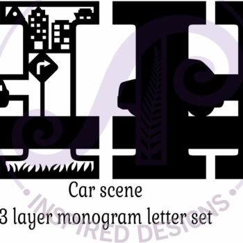 Intra απο ξύλο plywood 3mm-4mm πάχος Μονόγραμμα κεφαλαίου αυτοκινήτου Επιστολή H Δίασταση 9x9 cm INTRAFABR-100098076 - Image 3