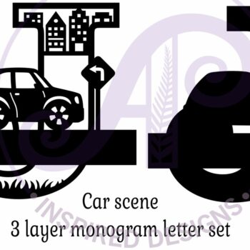 Intra απο ξύλο plywood 3mm-4mm πάχος Μονόγραμμα κεφαλαίου αυτοκινήτου Επιστολή J Δίασταση 9x9 cm INTRAFABR-100098150 - Image 3