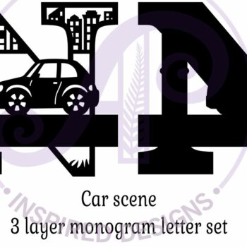 Intra απο ξύλο plywood 3mm-4mm πάχος Μονόγραμμα κεφαλαίου αυτοκινήτου Επιστολή N Δίασταση 9x9 cm INTRAFABR-100098250 - Image 3