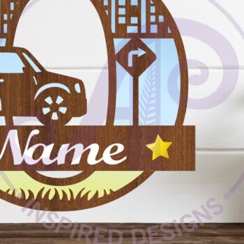 Intra απο ξύλο plywood 3mm-4mm πάχος Μονόγραμμα κεφαλαίου αυτοκινήτου Επιστολή O Δίασταση 9x9 cm INTRAFABR-100098268 - Image 1