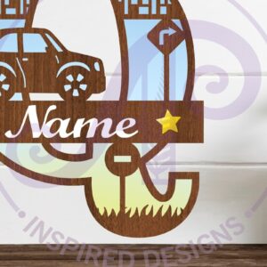 Intra απο ξύλο plywood 3mm-4mm πάχος Μονόγραμμα κεφαλαίου αυτοκινήτου Γράμμα Q Δίασταση 9x9 cm INTRAFABR-100098300