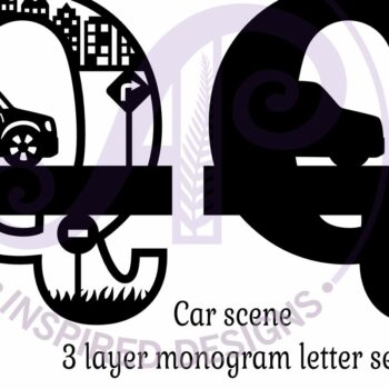 Intra απο ξύλο plywood 3mm-4mm πάχος Μονόγραμμα κεφαλαίου αυτοκινήτου Γράμμα Q Δίασταση 9x9 cm INTRAFABR-100098300 - Image 3