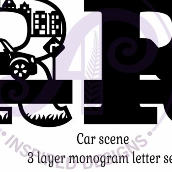 Intra απο ξύλο plywood 3mm-4mm πάχος Μονόγραμμα κεφαλαίου αυτοκινήτου Γράμμα R Δίασταση 9x9 cm INTRAFABR-100098315 - Image 3