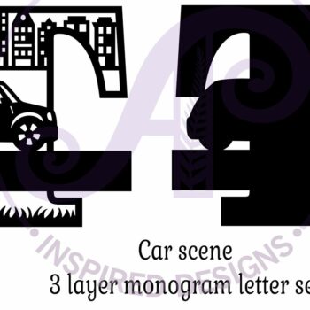 Intra απο ξύλο plywood 3mm-4mm πάχος Μονόγραμμα κεφαλαίου αυτοκινήτου Γράμμα T Δίασταση 9x9 cm INTRAFABR-100098374 - Image 3