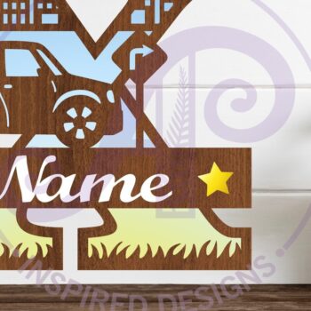 Intra απο ξύλο plywood 3mm-4mm πάχος Μονόγραμμα κεφαλαίου αυτοκινήτου Γράμμα X Δίασταση 9x9 cm INTRAFABR-100098517 - Image 1