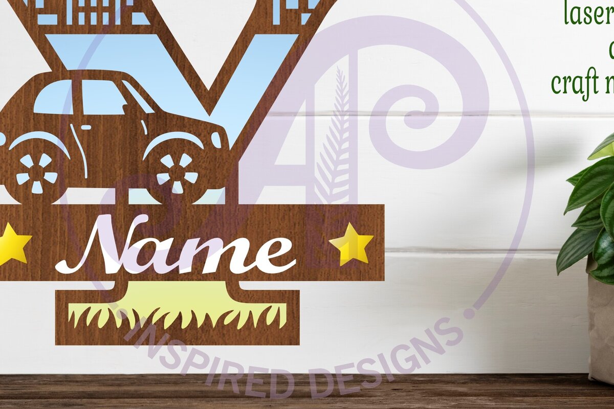 Intra απο ξύλο plywood 3mm-4mm πάχος Μονόγραμμα κεφαλαίου αυτοκινήτου Επιστολή Y Δίασταση 9x9 cm INTRAFABR-100098537