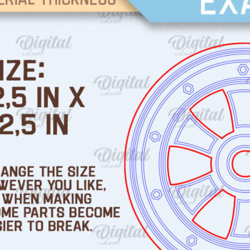 Intra απο ξύλο plywood 3mm-4mm πάχος Δέσμη σουβέρ αυτοκινήτου Δίασταση 30x20 cm INTRAFABR-90004221 - Image 2