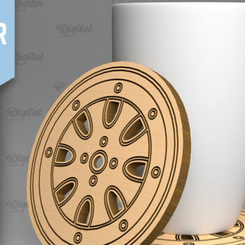 Intra απο ξύλο plywood 3mm-4mm πάχος Δέσμη σουβέρ αυτοκινήτου Δίασταση 30x20 cm INTRAFABR-90004221 - Image 6