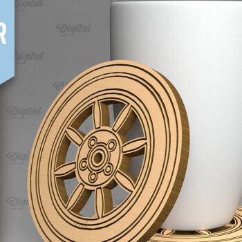 Intra απο ξύλο plywood 3mm-4mm πάχος Δέσμη σουβέρ αυτοκινήτου Δίασταση 30x20 cm INTRAFABR-90004221 - Image 7