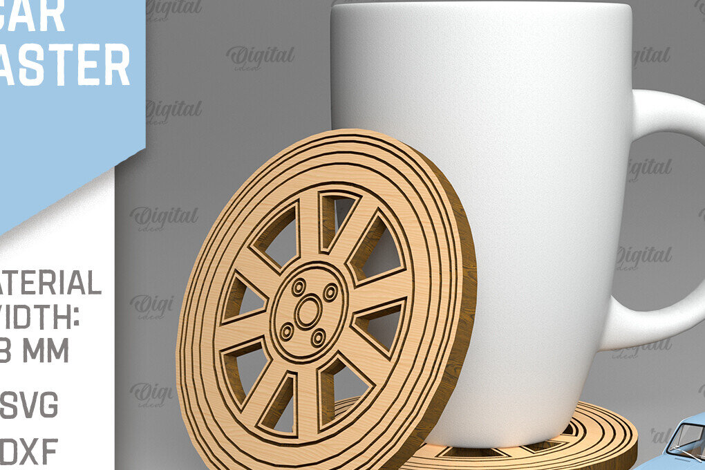 Intra απο ξύλο plywood 3mm-4mm πάχος Σουβέρ αυτοκινήτου . Τροχό Coaster Δίασταση 30x20 cm INTRAFABR-89942809