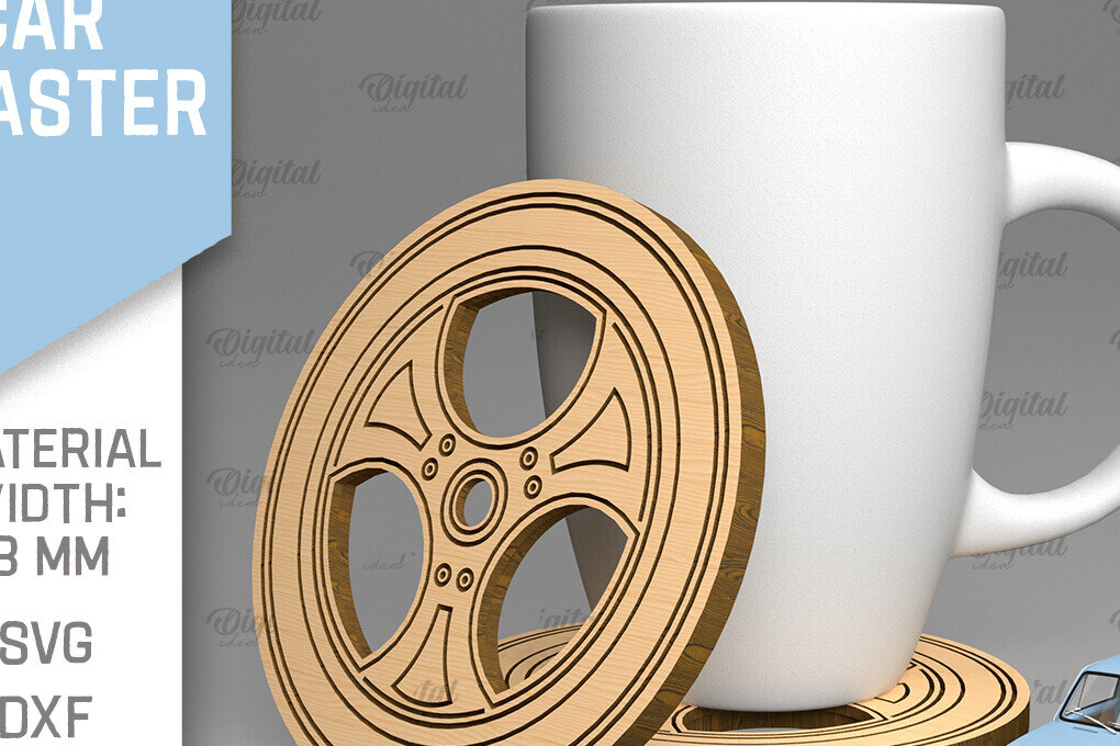 Intra απο ξύλο plywood 3mm-4mm πάχος Σουβέρ αυτοκινήτου . Τροχό Coaster Δίασταση 30x20 cm INTRAFABR-89942872