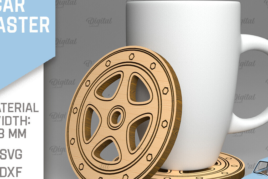 Intra απο ξύλο plywood 3mm-4mm πάχος Σουβέρ αυτοκινήτου . Τροχό Coaster Δίασταση 30x20 cm INTRAFABR-89943035