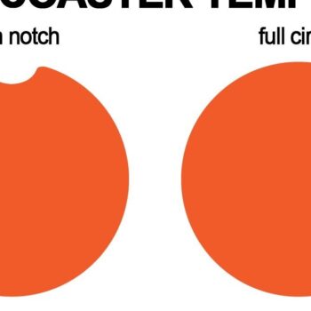 Intra απο ξύλο plywood 3mm-4mm πάχος Πρότυπο σουβέρ αυτοκινήτου , Circle Δίασταση 30x20 cm INTRAFABR-17463843 - Image 1