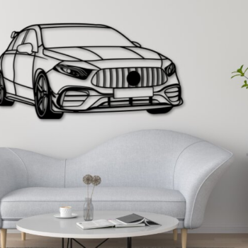 Intra απο ξύλο plywood 3mm-4mm πάχος Car Silhouette, Design Δίασταση 30x20 cm INTRAFABR-109861302 - Image 1
