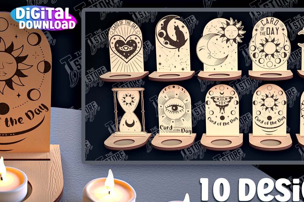 Intra απο ξύλο plywood 3mm-4mm πάχος θήκης καρτών Ταρώ της ημέρας Δίασταση 30x20 cm INTRAFABR-96569928