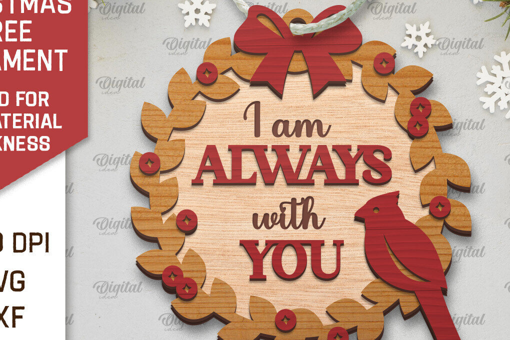 Intra απο ξύλο plywood 3mm-4mm πάχος Καρδινάλιος Μνημείο Δέντρο Στολίδι  Δίασταση 8x8 cm INTRAFABR-105203214