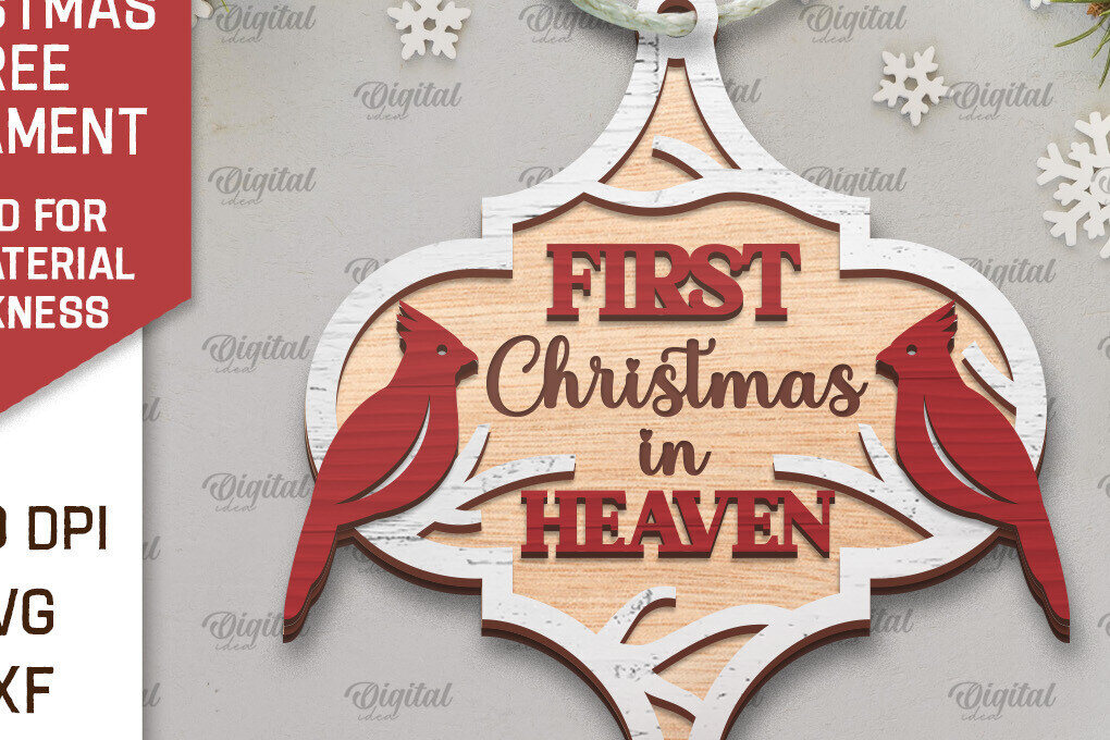 Intra απο ξύλο plywood 3mm-4mm πάχος Καρδινάλιος Μνημείο Δέντρο Στολίδι  Δίασταση 8x8 cm INTRAFABR-105202776