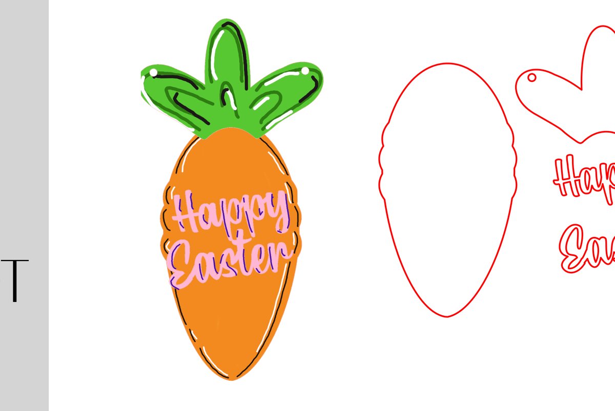 Intra απο ξύλο plywood 3mm-4mm πάχος Κρεμάστρα πόρτας καρότου Δίασταση 12x12 cm INTRAFABR-26391424