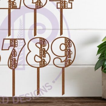 Intra απο ξύλο plywood 3mm-4mm πάχος Cars Number Cake Cut  Δίασταση 5x5 cm INTRAFABR-102343305 - Image 1